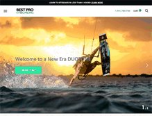 Tablet Screenshot of bestprokiteboarding.com